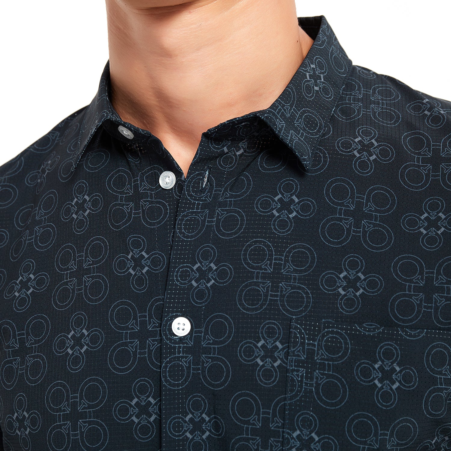 Local Golf ブラック 長袖シャツ LG-84LS-23 2way Game Shirt Black – Local GOLF