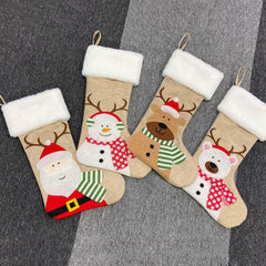 Lesmart Personalised Family Gift Embroidered Christmas Stocking(1 Piece)