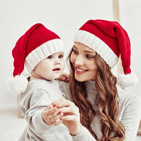 Lesmart Personalized Knitted Santa Hat, Unique Christmas Gift