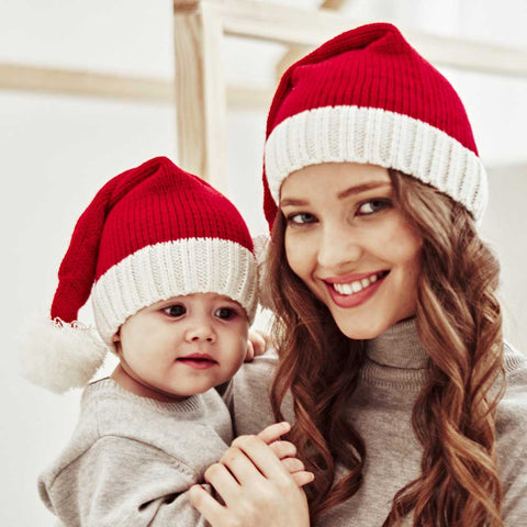 Lesmart Personalized Knitted Santa Hat, Unique Christmas Gift