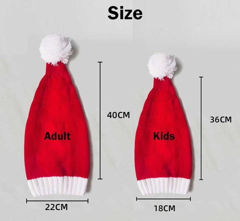 Lesmart Personalized Knitted Santa Hat, Unique Christmas Gift