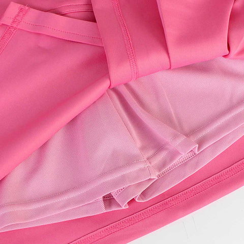 Lesmart Pleated Golf Skort with Shorts