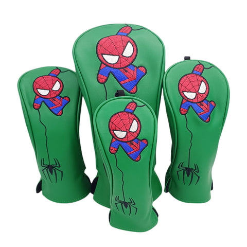 Lesmart Spiderman Golf Driver Fairway Wood Hybrid Headcover