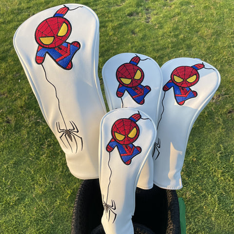 Lesmart Spiderman Golf Driver Fairway Wood Hybrid Headcover
