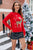 Lesmart Women's Cute Sequin Reindeer Ugly Christmas Sweater