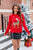 Lesmart Women's Cute Sequin Reindeer Ugly Christmas Sweater