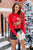 Lesmart Women's Cute Sequin Reindeer Ugly Christmas Sweater