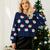 Lesmart Women's Fashion Santa Claus Ugly Christmas Sweater