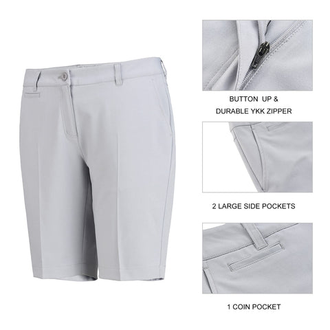 Lesmart Women's Fit Stretch Golf Shorts