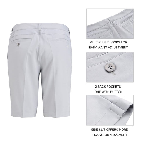 Lesmart Women's Fit Stretch Golf Shorts