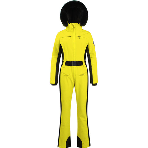 Lesmart Women's Fur Collar Snow Ski Suit