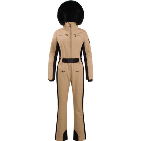 Lesmart Women's Fur Collar Snow Ski Suit