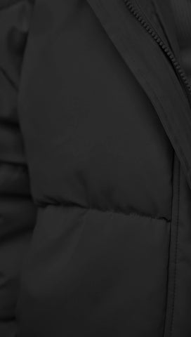 Lesmart Women's Winter Long Sleeve Zip Puffer Jacket