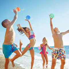 Magnetic Water Balloons Reusable Splash Ball, Summer Party Games(12 PCS)