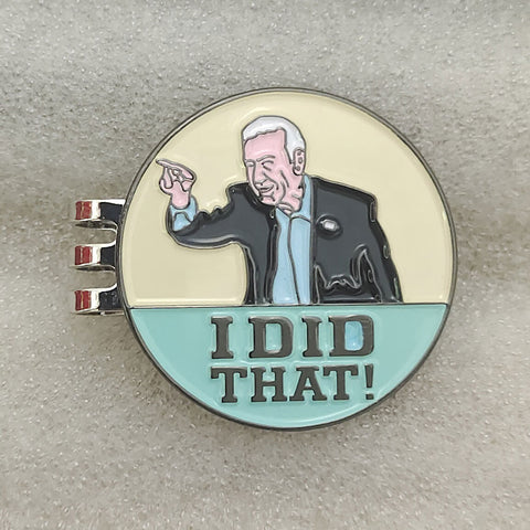 Mr President Golf Ball Marker with Golf Hat Clip, Funny Golf Gift