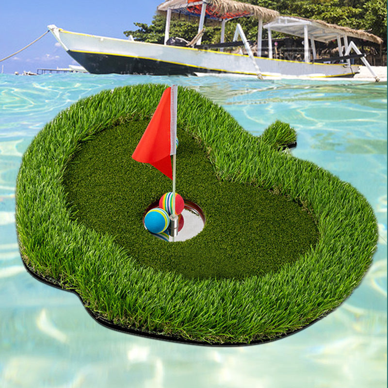 Lesmart Apple Floating Golf Green Set (31.5*28.7 inch), Perfect Golf Gift for Men Golfers