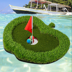 Lesmart Apple Floating Golf Green Set (31.5*28.7 inch), Perfect Golf Gift for Men Golfers