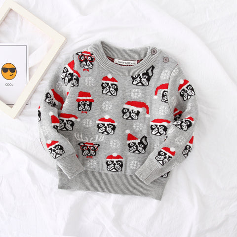 Lesmart Unisex Baby Knit Christmas Party Sweater