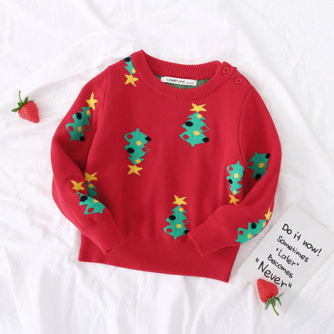 Lesmart Unisex Baby Knit Christmas Party Sweater