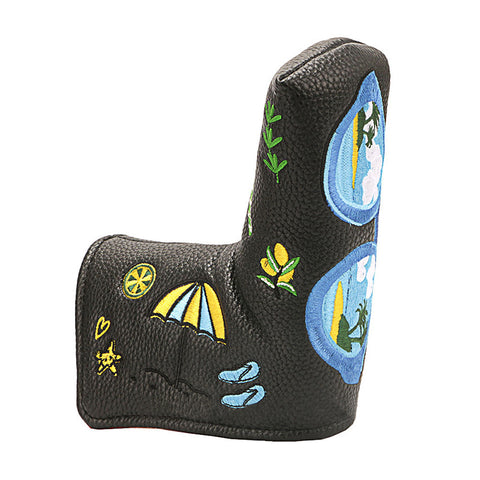 Lesmart Embroidery Sunglasses Summer Time Magnetic Putter Cover