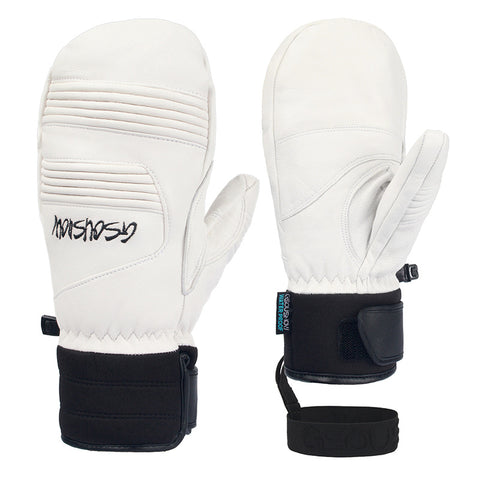 Lesmart Waterproof Leather Ski Snowboard Gloves for Men & Women