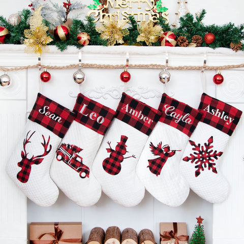 Lesmart Personalized Family Christmas Stockings (1 Piece)