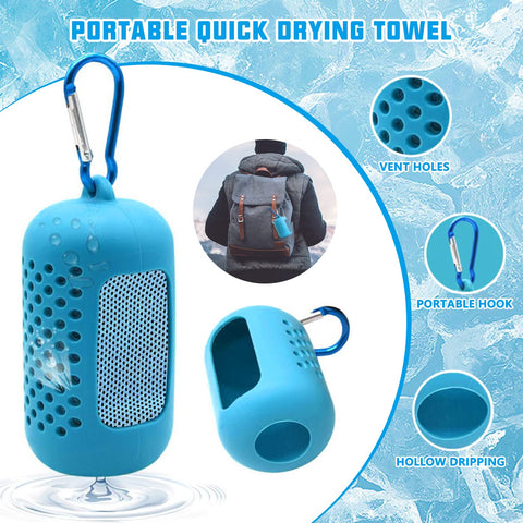 Soft Breathable Sports Cooling Towels Storage Box (2pcs)