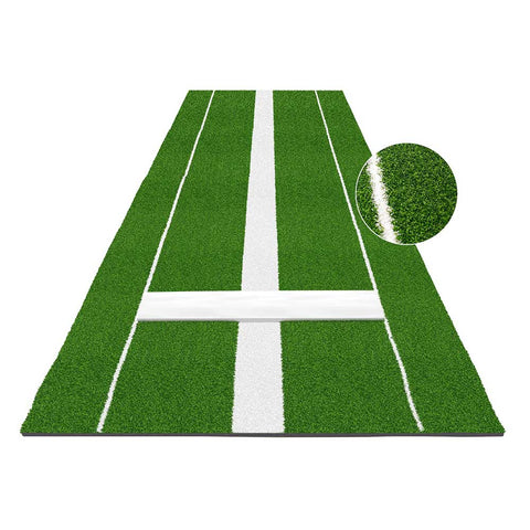 Lesmart Softball and Baseball Pitching Mat 10' X 3' Green