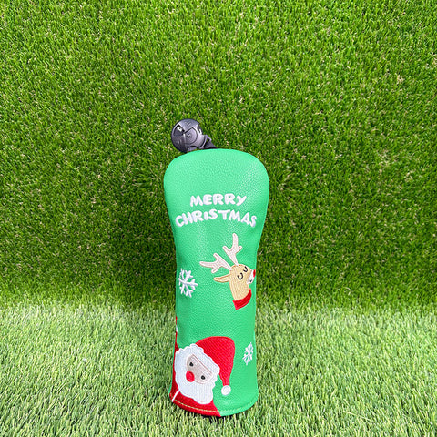 Lesmart Christmas Golf Headcover – Santa & Reindeer Festive Holiday Club Cover