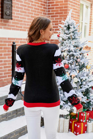 Women's Christmas Tree Knitted Christmas Sweater