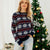 Women's Cute Snowflakes Knitted Christmas Sweater