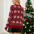 Women's Cute Snowflakes Knitted Christmas Sweater