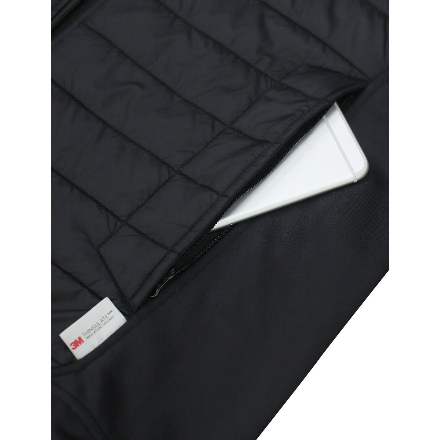 Lesmart Men's Hooded Puffer Hybrid Jacket