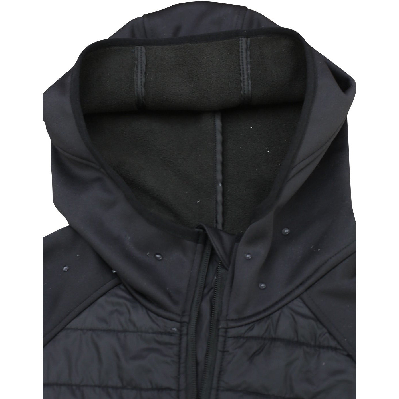 Lesmart Men's Hooded Puffer Hybrid Jacket