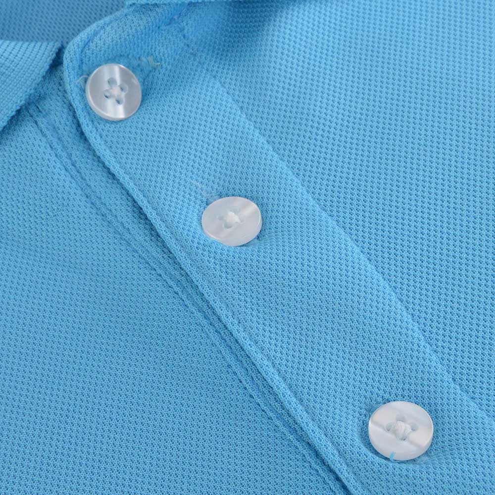 Lesmart Men's Plain Colored Golf Polo Shirt