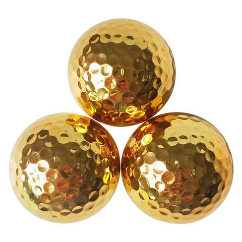 24K Gold Golf Balls (Pack of 6) - Luxurious Golf Gifts