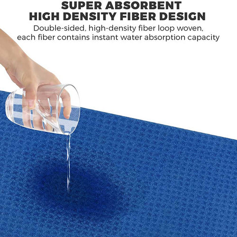 3 Pack Microfiber Waffle Pattern Golf Towel
