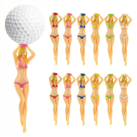3 inch Sexy Bikini Lady Golf Tees (12Pcs) Lesmart 3 inch Sexy Bikini Lady Golf Tees (12Pcs) Lesmart