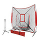7'×7' Baseball Softball Practice Net with Strike Zone