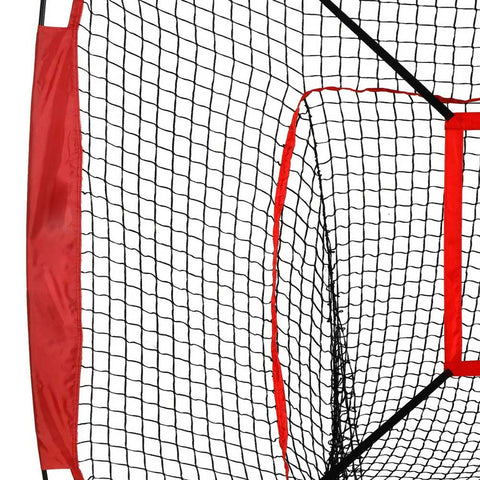 7'×7' Baseball Softball Practice Net with Strike Zone