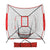 7'×7' Baseball Softball Practice Net with Strike Zone