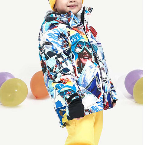 Children's Windproof Waterproof Skiing Snowboard Jackets&Pants
