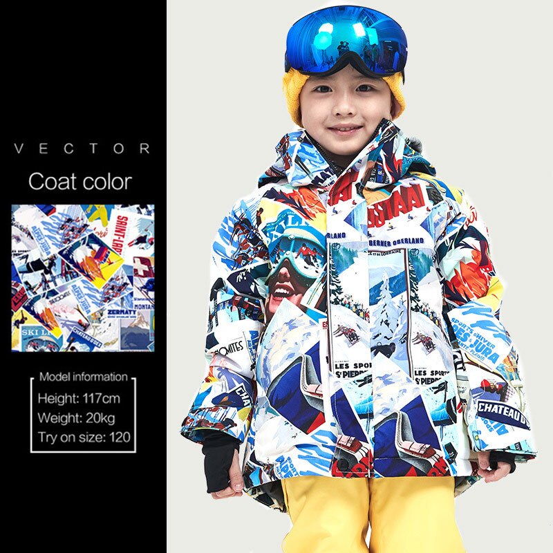 Children's Windproof Waterproof Skiing Snowboard Jackets&Pants