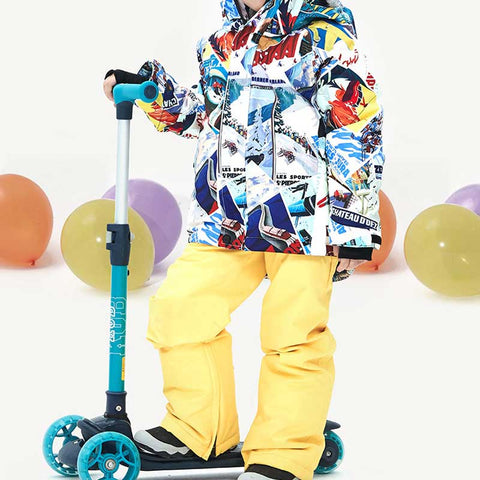 Children's Windproof Waterproof Skiing Snowboard Jackets&Pants