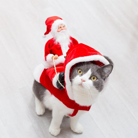 Dog Christmas Santa Claus Costume