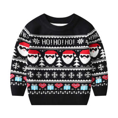 Girls Boys Knit Dinosaur Ugly Christmas Sweater