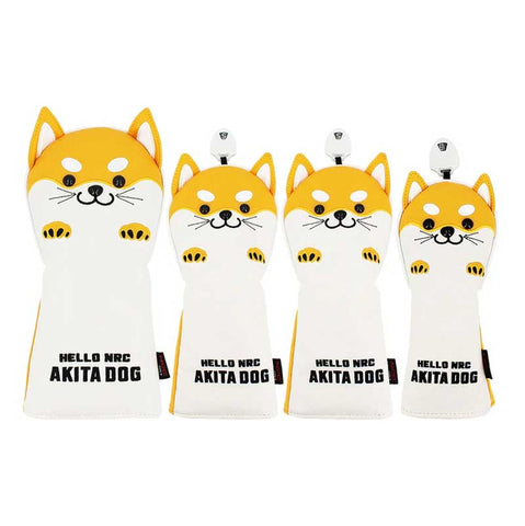 Lesmart Cute Akita Golf Head Covers