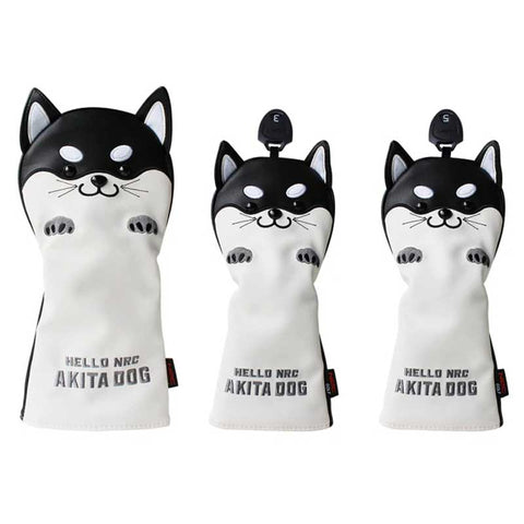 Lesmart Cute Akita Golf Head Covers