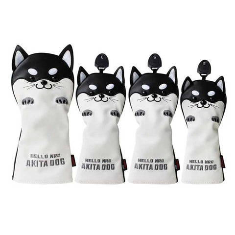 Lesmart Cute Akita Golf Head Covers