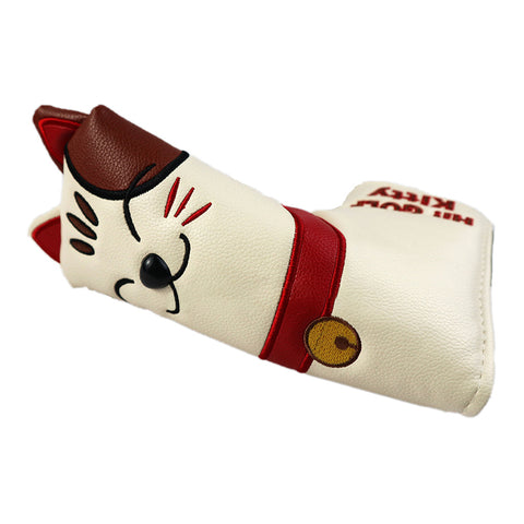 Lesmart Golf Kitty Cartoon Cat Head Covers